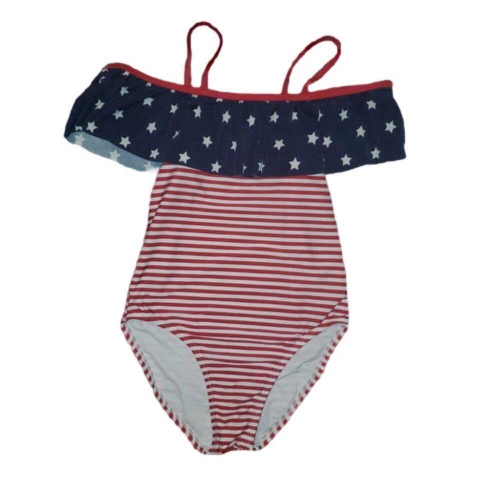 Childrens Place Patriotic One-Piece || sz 10/12 || EUC